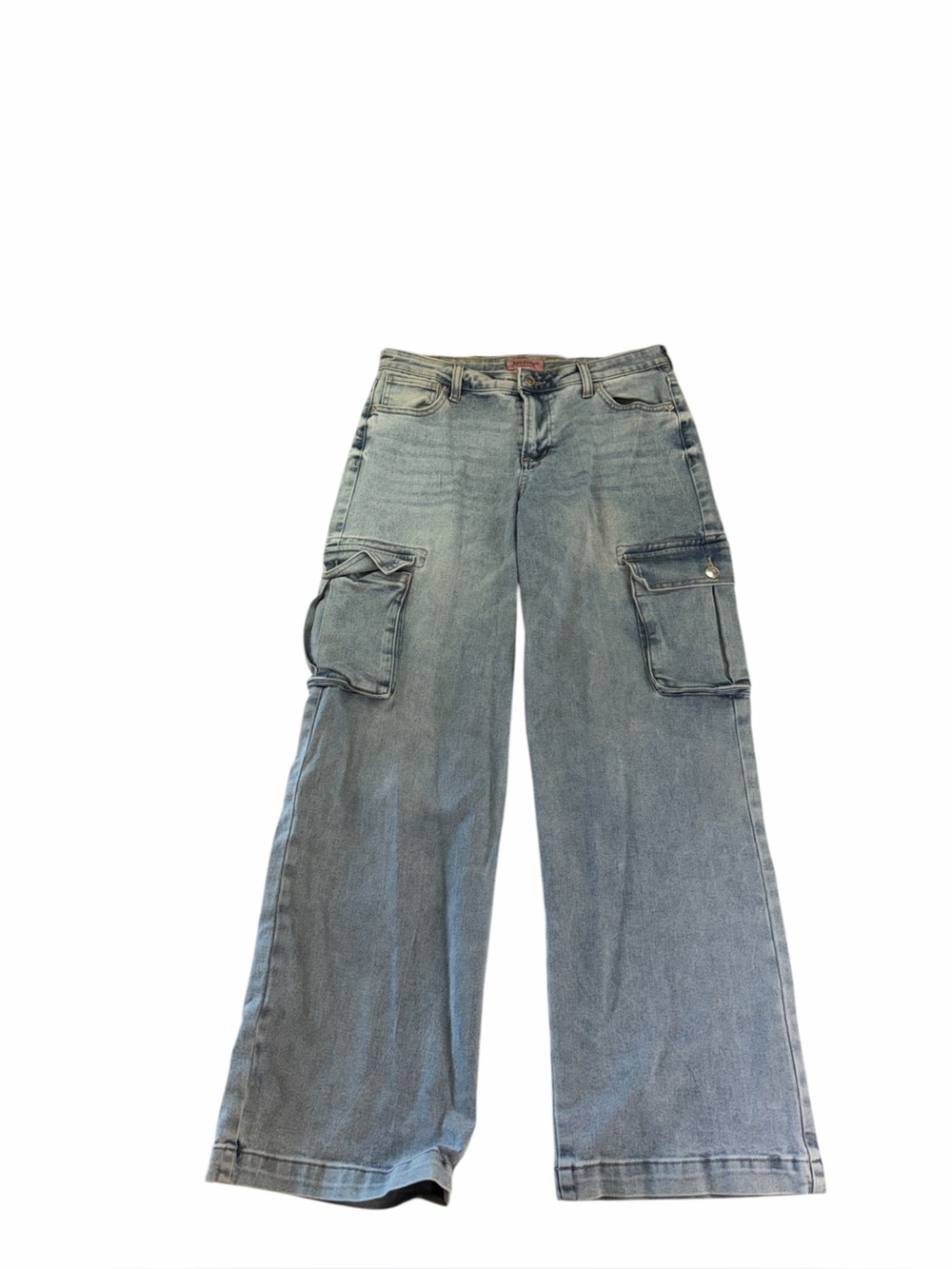 Juicy Couture Light Blue Wide Leg Cargo Jeans